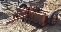Old pull type rotary mower