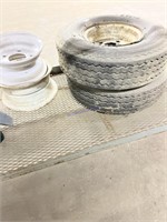 Small trailer tires and rims