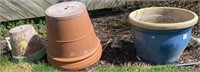 Large Clay and terracotta pots