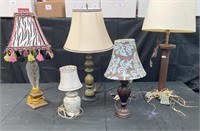 5 Table Lamps