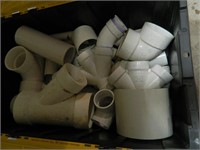 Tote of PVC parts