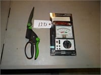 Shears and Ohm meter