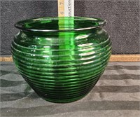 8" wide green planter