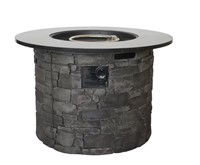 ALLEN + ROTH STACKED STONE FIRE PIT TABLE $499