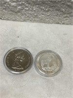 1984 English Crown (Olympic )  2$  2015 coin