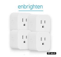 Enbrighten 125-Volt 4-Outlet Indoor Smart Plug 4PK