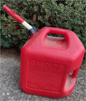 5- gallon fuel container with approx 4 gallon in