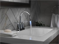 Allen+Roth Brookes Chrome bathroom Sink Faucet $79