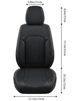 DOOGO Universal Seat Cover for Cars/Trucks, Black