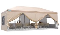 Quictent Privacy 10x20 Canopy Tent with 6 Sidewall