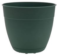 Bloem Dayton Planter with Saucer: 16" - Turtle Gre