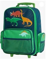 Stephen Joseph Rolling Luggage, Green Dino - UNUSE
