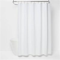 Diamond Matelesse Shower Curtain White - Threshold