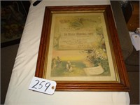 1912 Marriage Certificate - McAllen & Traxler