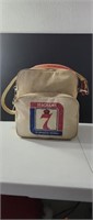 Seagrams 7 Canvas 3 pocket vintage bag with strap
