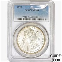 1897 Morgan Silver Dollar PCGS MS64