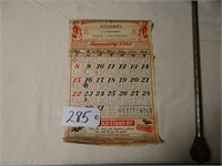 1960 Alexander's IGA calendar
