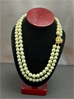Vintage double strand necklace