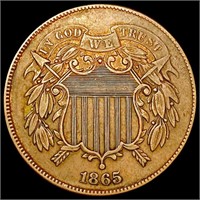 1865 Two Cent Piece CLOSELY UNCIRCULATED