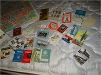 European Postcards, Maps, Brochures from '50's