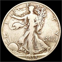 1938-D Walking Liberty Half Dollar NICELY