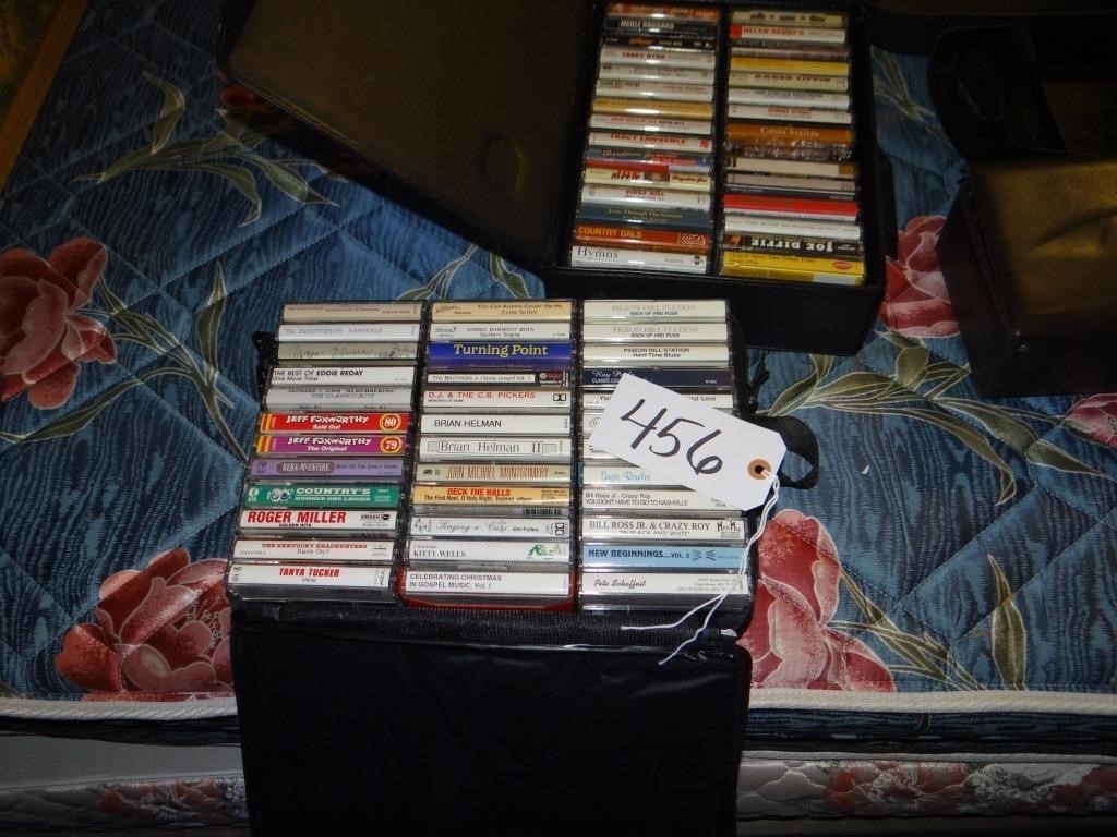 Assorted Cassette Tapes in cases