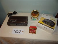 Elgin Travel clock, other clock radios