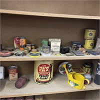 Lot of Antique/ Vintage Collectible Tins &