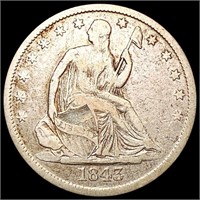 1843-O Seated Liberty Half Dollar NICELY