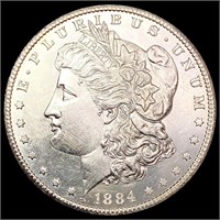 1884-CC Morgan Silver Dollar CHOICE BU