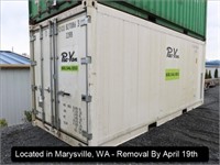 20'L X 8'W X 8'6"H INSULATED SHIPPING CONTAINER