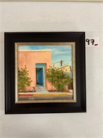 Oil Painting by Ron Kenyon "Open Barrio Door"