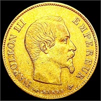 1858 France .0933oz Gold 10 Francs CLOSELY