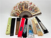 10 Folding Fans From Around the World - Vintage