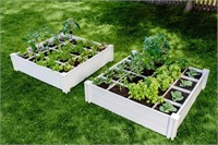 Vita Vinyl Garden Planting Grid (2 pack)