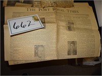 Old 1940's Newspapers