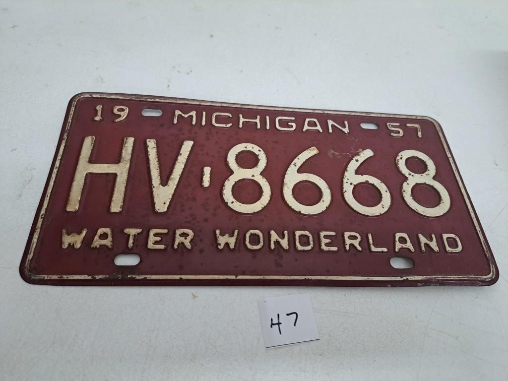 Revalidation Metal Tab License Plates & Comic Book Auction