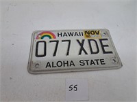 1993 Hawaii  MC License Plate