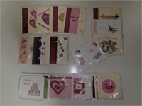Homemade cards of love 15 pcs