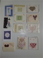 Misc. homemade cards 12 pcs