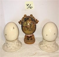 3 Ornate Eggs