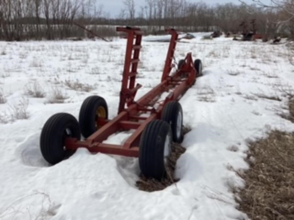 Swather Mover - Heavy duty tandem wheels & ramps
