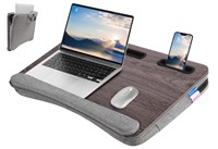 ATKEEN Lap Desk Laptop Bed Table: Fits up to 17 I