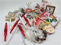 Christmas Decor - Ornaments, Tissue Paper, etc