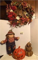 Fall Lot with Wreath
