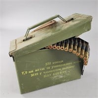 250 Rounds 7.9mm Ammo in Original Ammo Can