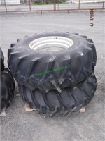 Combine Tires & Wheels 23.1-30 ** Bid X 2 **