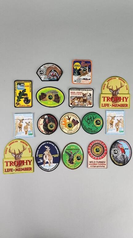 Variety of DNR Patches For Deer & Turkey