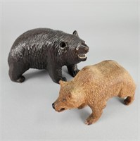 Black Forest Wood Hand Carved Bear