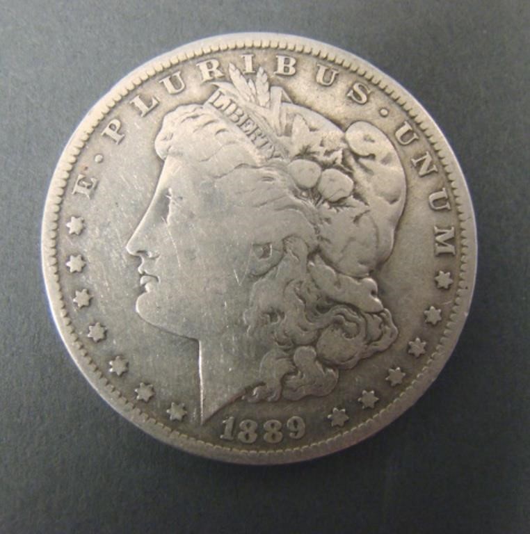 1889 O Morgan Silver Dollar